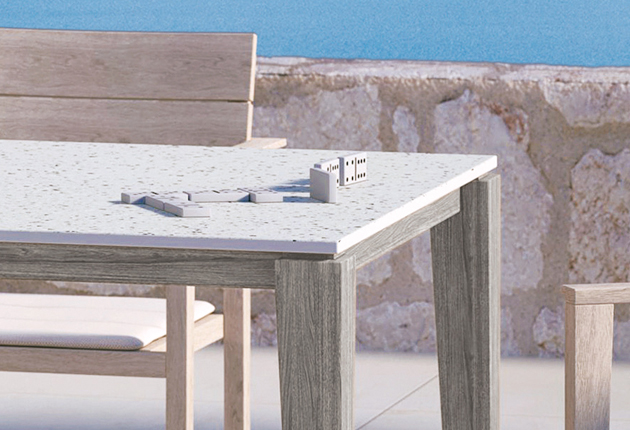 Rectangular dining table 100 x 90 cm – ceramic